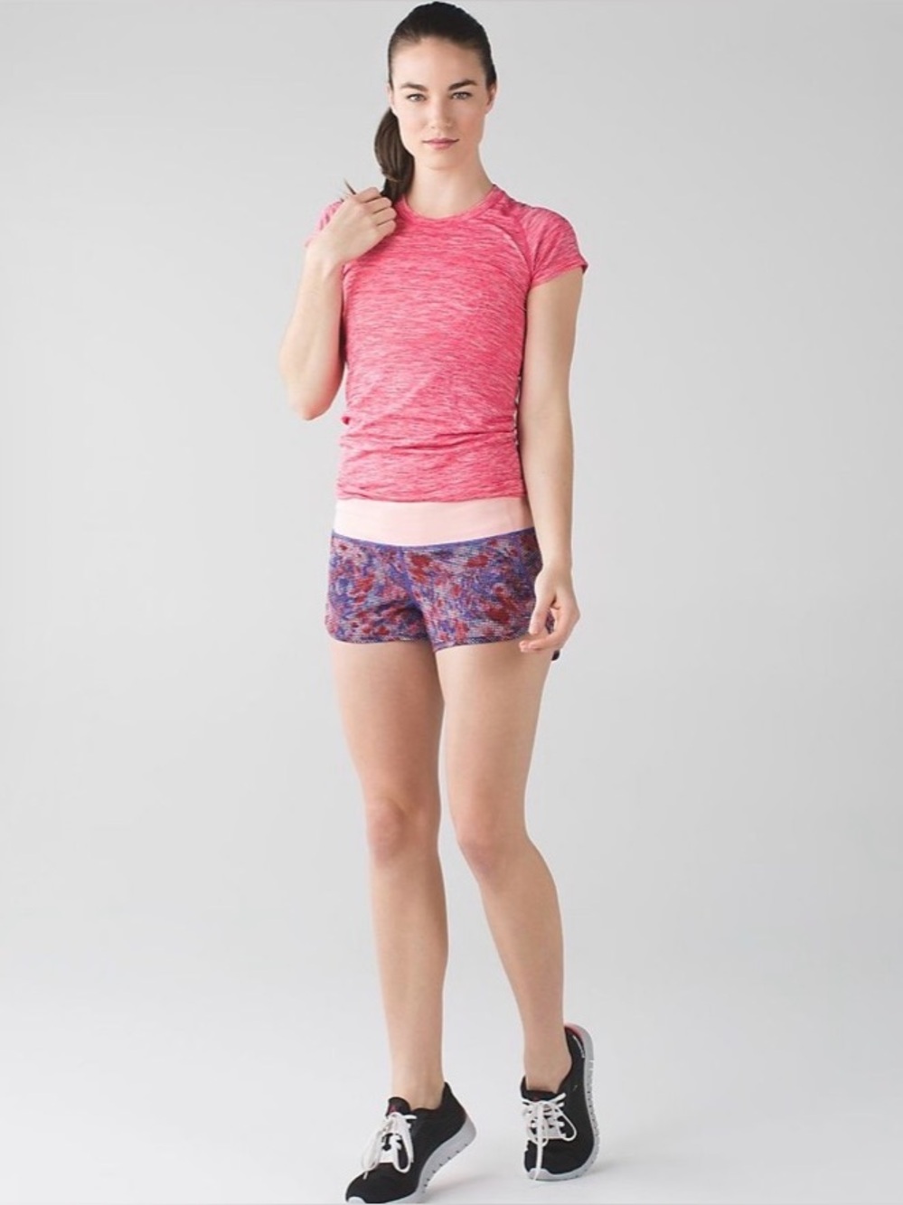 Lululemon Speed Up Short 2.5" Inseam Liner Size 10 Pink Purple Checkered So Cute